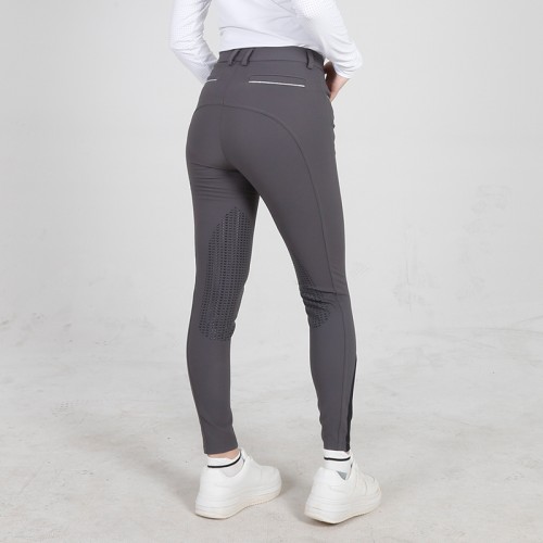 EQ-P020 300G 90%Nylon 10% Spandex - 4-way stretch Woven Knee grip Horse Riding Breeches 