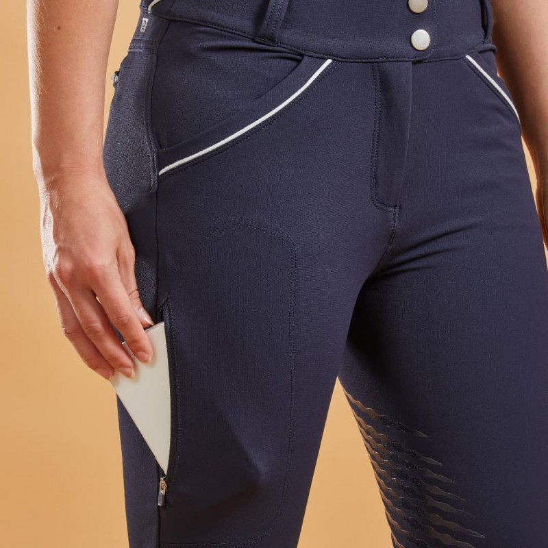 EQ-P021 350G 78%Nylon 22% Spandex -  unique Luxury Anti Stain Waterproof Riding breeches 